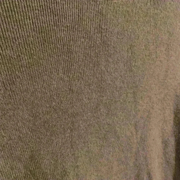 EVIDNT tan bell sleeve ruffle mock neck sweater, Women’s Size Small - Picture 3 of 8